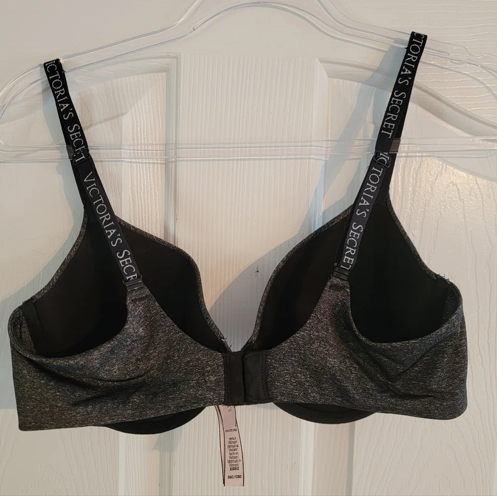 Victoria's Secret Heather Grey Love Cloud Bra 36C - Picture 2 of 5